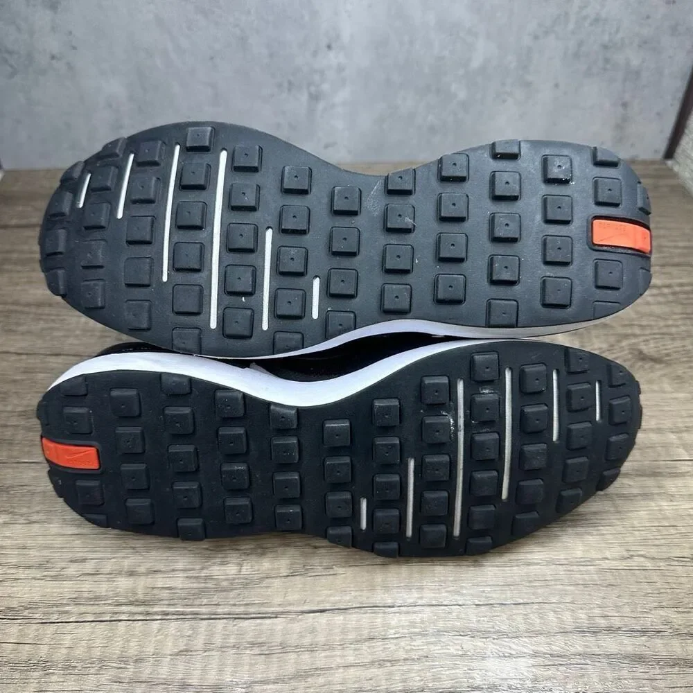 Nike~Boy’s~Waffle‎ One (DC0481-001) Black Running Sneakers~Size 7Y
